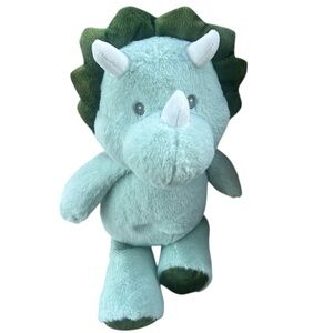 Kellytoys baby 18" push pale green dinosaur rattle soft texture toy